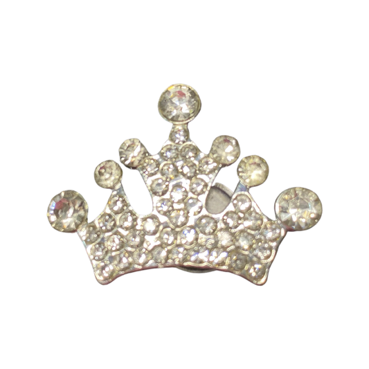 crown croc charm