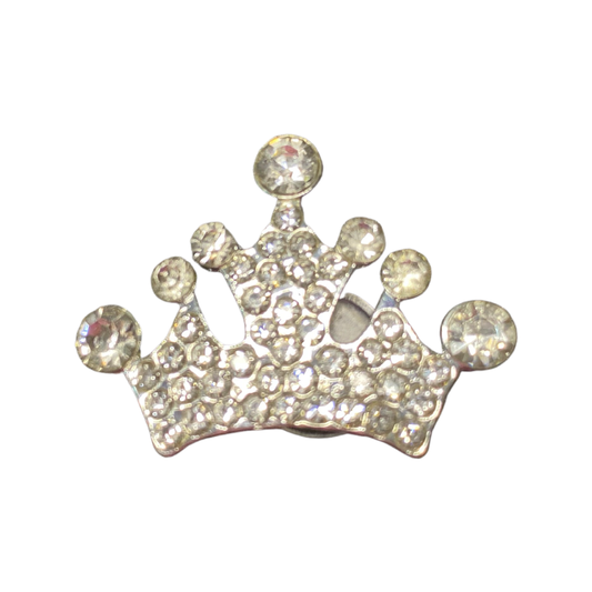 crown croc charm